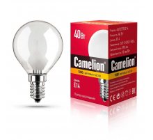 Лампа накаливания Camelion E14 40W 40/D/FR/E14 9868