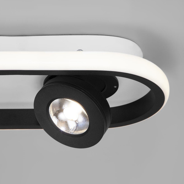 Светодиодный спот Eurosvet Slam 20123/2 LED белый / черный Светодиодный спот Eurosvet Slam 20123/2 LED белый / черный