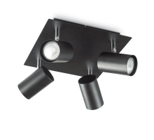 Спот Ideal Lux Spot PL4 Nero 156781