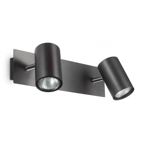 Спот Ideal Lux Spot AP2 Nero 156743 Спот Ideal Lux Spot AP2 Nero 156743