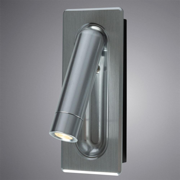 Светодиодный спот Arte Lamp Adhil A8236AP-1SI Светодиодный спот Arte Lamp Adhil A8236AP-1SI