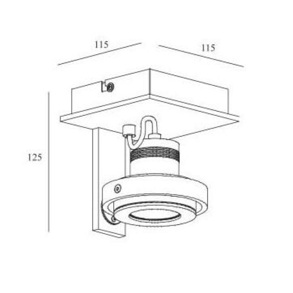 Спот Lucide Landa II 17906/06/31