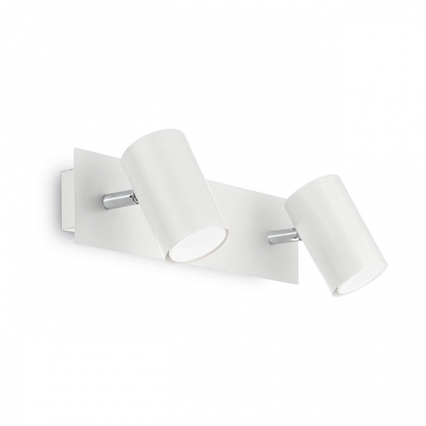 Спот Ideal Lux Spot AP2 Bianco 156736 Спот Ideal Lux Spot AP2 Bianco 156736