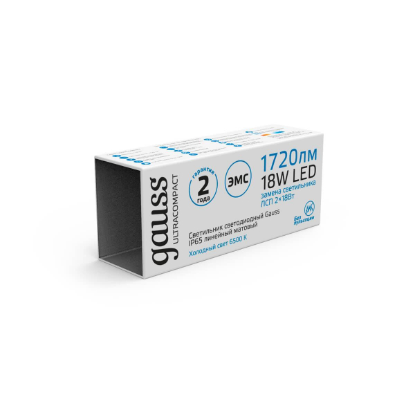 Накладной светодиодный светильник Gauss 143424318 Накладной светодиодный светильник Gauss 143424318