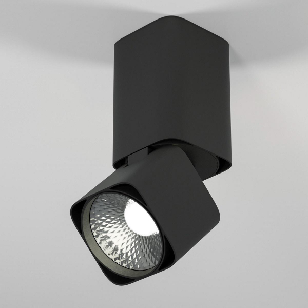 Потолочный светодиодный светильник Elektrostandard Cubus 25043/LED 10W 4000K черный a063682 Потолочный светодиодный светильник Elektrostandard Cubus 25043/LED 10W 4000K черный a063682