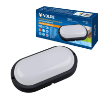 Потолочный светодиодный светильник Volpe ULW-Q213 12W/NW Sensor IP65 Black UL-00003659