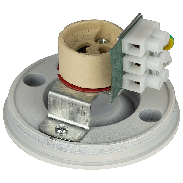 Накладной светильник ЭРА OL48 WH/BK MR16 GU10 IP44 черный белый Б0059799