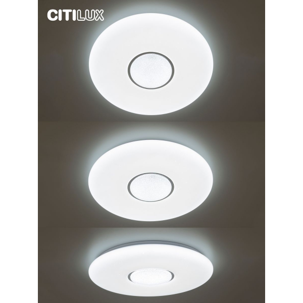 Потолочный светодиодный светильник Citilux Санта CL723900G Потолочный светодиодный светильник Citilux Санта CL723900G