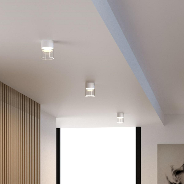 Потолочный светодиодный светильник Elektrostandard Lumen 25047/LED 10W 4000К белый/прозрачный a064710 Потолочный светодиодный светильник Elektrostandard Lumen 25047/LED 10W 4000К белый/прозрачный a064710