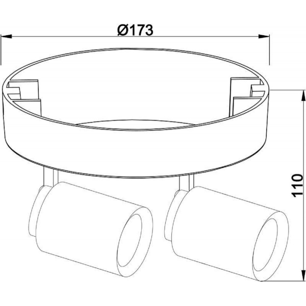 Накладной светильник Deko-Light Librae Round II 348173 Накладной светильник Deko-Light Librae Round II 348173