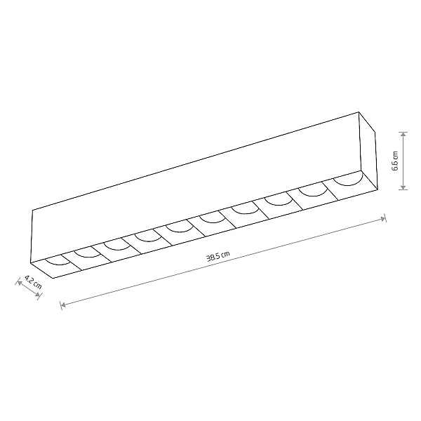 Накладной светильник Nowodvorski Midi Led Black 10060