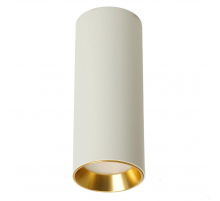 Светильник потолочный Feron ML101 Barrel MR11 GU10 35W 230V,  белый + золото 51378