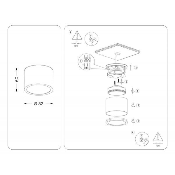 Потолочный светильник Ambrella light Techno Spot IP Protect TN6550 Потолочный светильник Ambrella light Techno Spot IP Protect TN6550