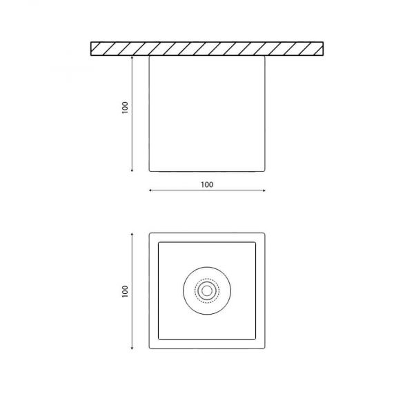 Потолочный светодиодный светильник DesignLed DL-SPL SPL-CB-18-BL-NW 005429 Потолочный светодиодный светильник DesignLed DL-SPL SPL-CB-18-BL-NW 005429