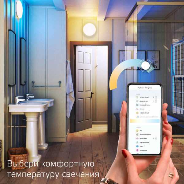 Накладной светодиодный светильник Gauss Smart Home 2050112 Накладной светодиодный светильник Gauss Smart Home 2050112