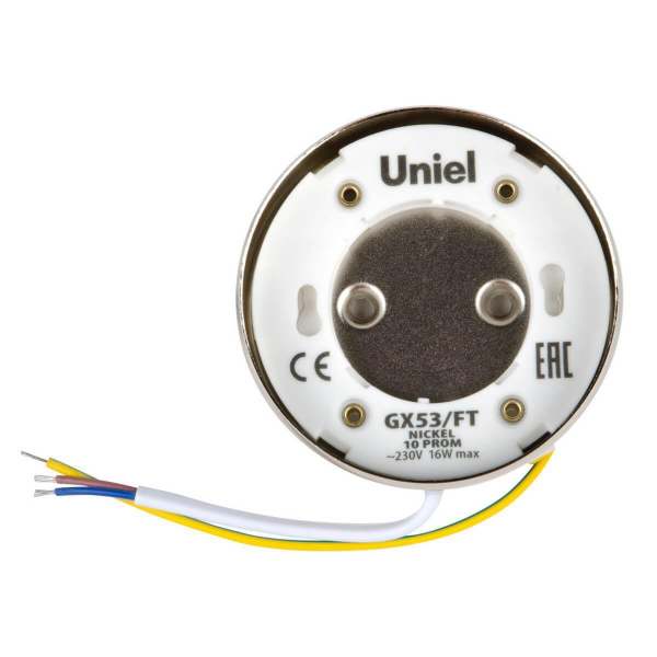 Потолочный светильник Uniel GX53/FT Nickel 10 Prom UL-00004148 Потолочный светильник Uniel GX53/FT Nickel 10 Prom UL-00004148