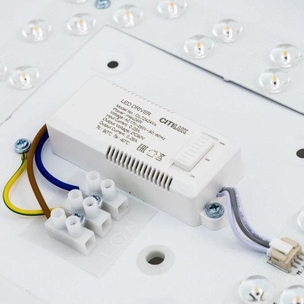 Потолочный светодиодный светильник Citilux Купер CL724K24V0 Потолочный светодиодный светильник Citilux Купер CL724K24V0