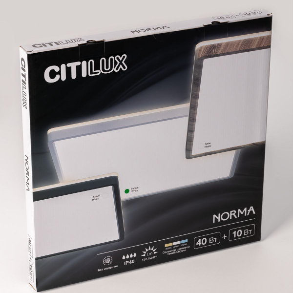 Потолочный светодиодный светильник Citilux Norma CL748K400 Потолочный светодиодный светильник Citilux Norma CL748K400