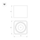 Потолочный светодиодный светильник Arlight SP-Dice-S78x78-10W Warm3000 046632