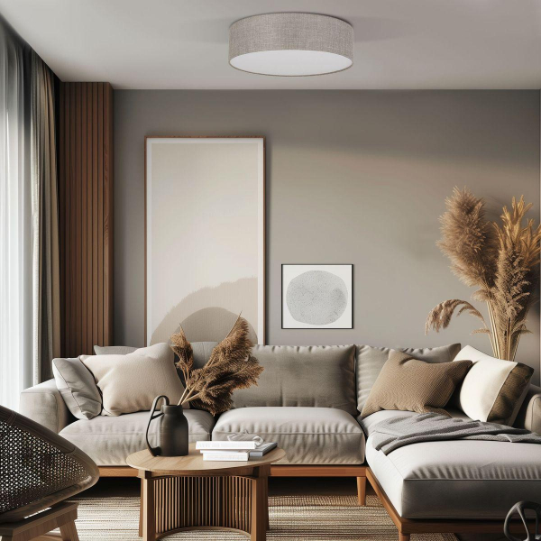 Потолочный светильник TK Lighting 5637 Rondo Linen Потолочный светильник TK Lighting 5637 Rondo Linen