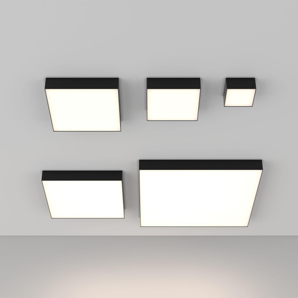 Потолочный светодиодный светильник Maytoni Technical Zon C032CL-90W4K-SQ-B Потолочный светодиодный светильник Maytoni Technical Zon C032CL-90W4K-SQ-B