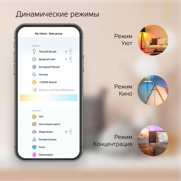 Накладной светодиодный светильник Gauss Smart Home 2050112 Накладной светодиодный светильник Gauss Smart Home 2050112