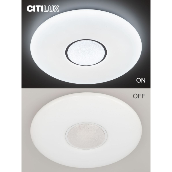 Потолочный светодиодный светильник Citilux Санта CL723900G Потолочный светодиодный светильник Citilux Санта CL723900G