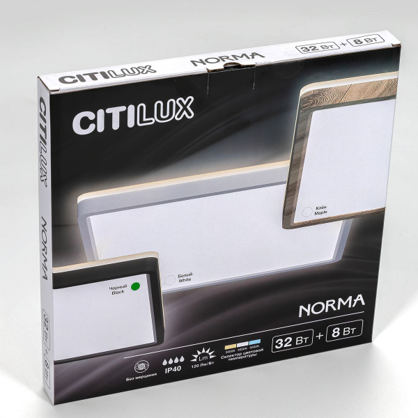 Потолочный светодиодный светильник Citilux Norma CL748K301 Потолочный светодиодный светильник Citilux Norma CL748K301