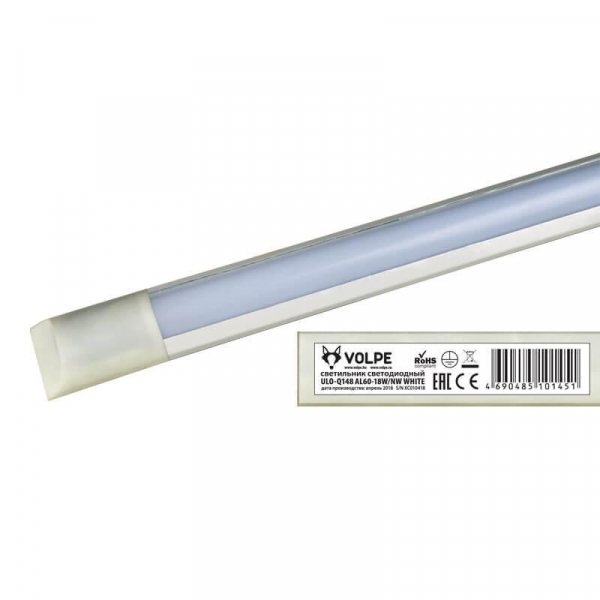 Потолочный светодиодный светильник Volpe ULO-Q148 AL60-18W/NW White UL-00003556 Потолочный светодиодный светильник Volpe ULO-Q148 AL60-18W/NW White UL-00003556