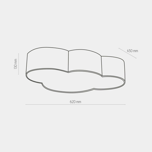 Потолочный светильник TK Lighting 1534 Cloud Потолочный светильник TK Lighting 1534 Cloud