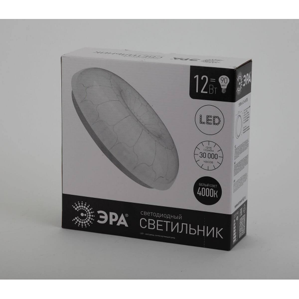 Потолочный светодиодный светильник ЭРА Классик без ДУ SPB-6 Паутина 12-4K (B) LM/1 Б0043258 Потолочный светодиодный светильник ЭРА Классик без ДУ SPB-6 Паутина 12-4K (B) LM/1 Б0043258