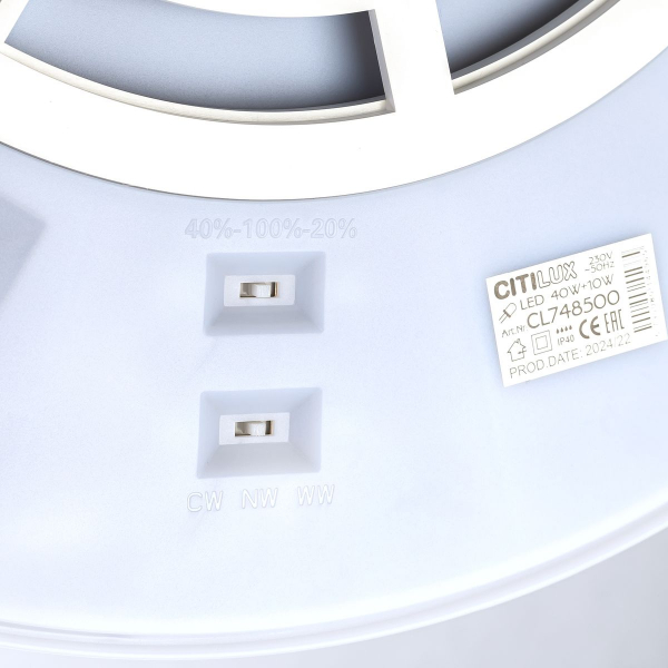 Потолочный светодиодный светильник Citilux Norma CL748500 Потолочный светодиодный светильник Citilux Norma CL748500