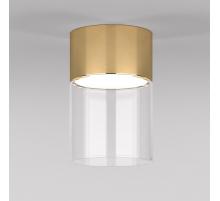 Потолочный светодиодный светильник Elektrostandard Lumen 25047/LED 10W 4000К латунь/прозрачный a064707