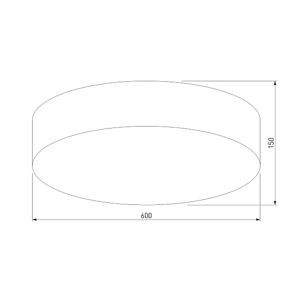 Потолочный светильник TK Lighting 5637 Rondo Linen