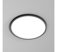 Потолочный светодиодный светильник Denkirs Thin DK6522-BK