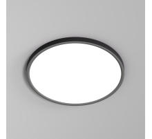 Потолочный светодиодный светильник Denkirs Thin DK6522-BK