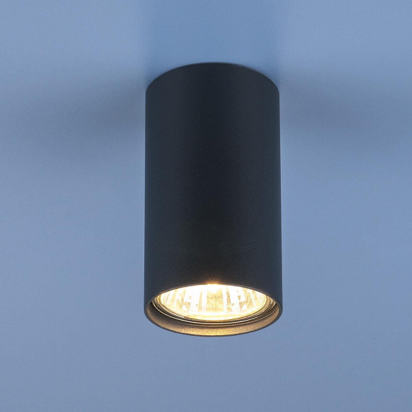Потолочный светильник Elektrostandard 1081 (5256) GU10 GR графит a038615 Потолочный светильник Elektrostandard 1081 (5256) GU10 GR графит a038615