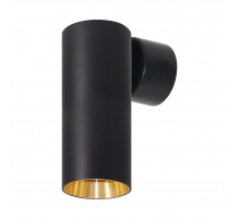 Светильник Feron ML1015 настенный под лампу GU10, черный + золото 51385