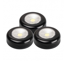 Настенный светодиодный светильник ФАZA (3шт) TF3-3xL1W-bk