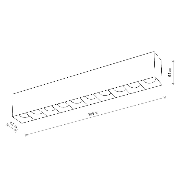 Накладной светильник Nowodvorski Midi Led White 10050