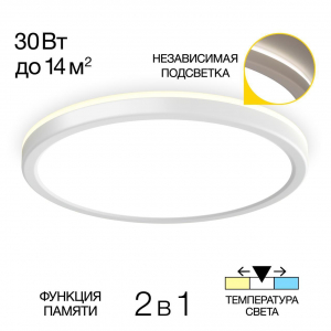 Потолочный светодиодный светильник Citilux Basic Line CL738240VL