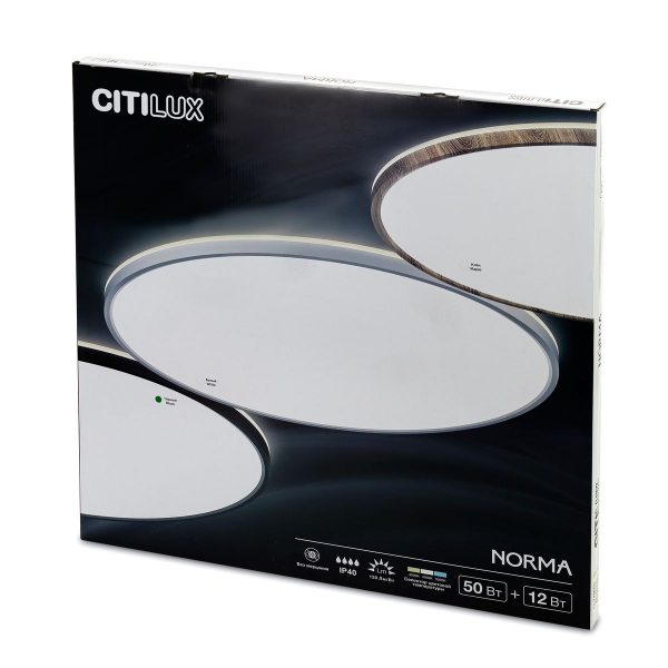 Потолочный светодиодный светильник Citilux Norma CL748600 Потолочный светодиодный светильник Citilux Norma CL748600