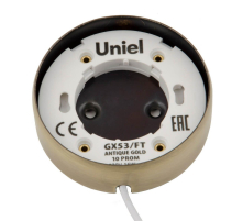 Потолочный светильник Uniel GX53/FT Antique Gold UL-00003738