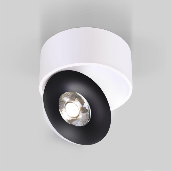Накладной светодиодный светильник Elektrostandard Glide 25100/Led белый/черный a059332 Накладной светодиодный светильник Elektrostandard Glide 25100/Led белый/черный a059332