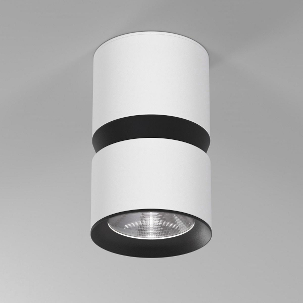 Потолочный светодиодный светильник Elektrostandard Kayo 25049/LED 12W 4000К белый/черный a064731 Потолочный светодиодный светильник Elektrostandard Kayo 25049/LED 12W 4000К белый/черный a064731