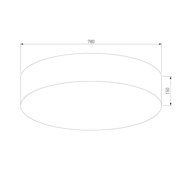 Потолочный светильник TK Lighting 5638 Rondo Linen