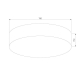 Потолочный светильник TK Lighting 5638 Rondo Linen