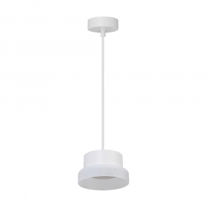Светильник потолочный Feron Barrel HL4608 OPAL levitation 12W, 230V, GX53, белый, на подвесе 1,7 м