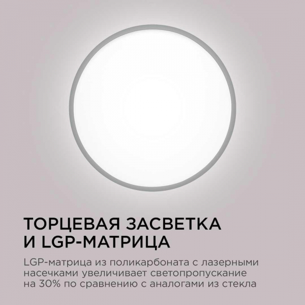 Потолочный светодиодный светильник Apeyron Spin 18-133 Потолочный светодиодный светильник Apeyron Spin 18-133