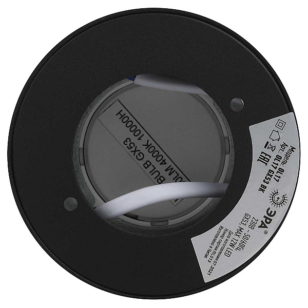 Накладной светильник ЭРА OL17 GX53 BK Б0049028